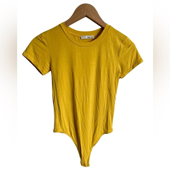 Aritza Wilfred Free Yellow Baby Tee Bodysuit - Picture 1 of 6